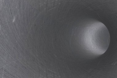 Soyut gri tünel. 3d oluşturma.