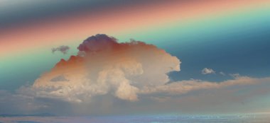 Bulutların soyut arkaplanı, doğa bulutları