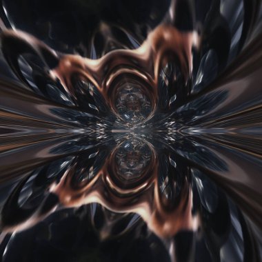 abstract fractal background. beautiful artistic pattern. 3d rendering, creative illustration. 