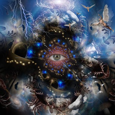 Kavramsal Modern Fütürist Soyut Renk Arkaplanı