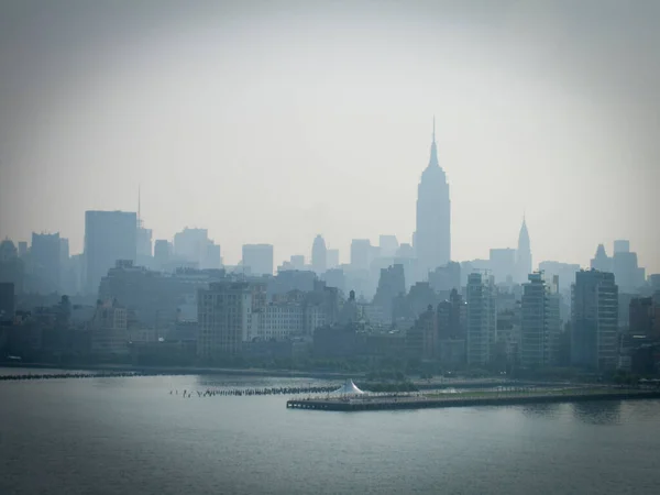 New York City Midtown Manhattan Skyline Blick Über Den Hudson — Stockfoto