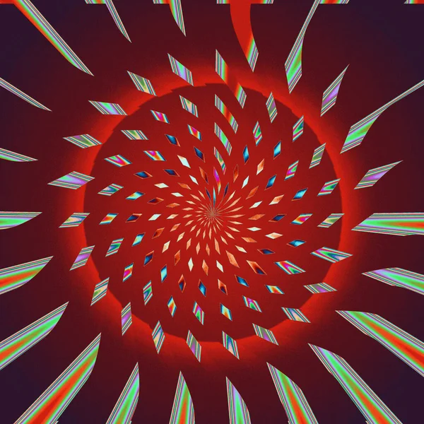 Colorful Abstract Background Starburst — Stock Photo, Image