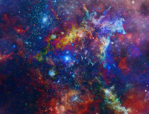 Nebulosa Colorida Espacio Profundo Renderizado — Foto de Stock