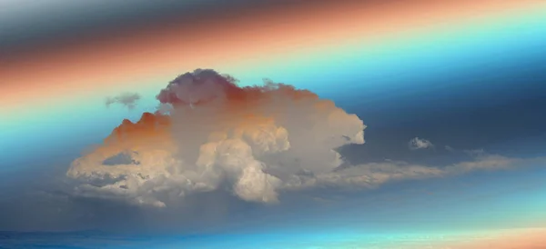 Fundo Abstrato Nuvens Natureza Cloudscape — Fotografia de Stock