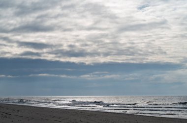 Baltık Denizi 'nin deniz manzarası.