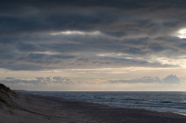 Baltık Denizi 'nin deniz manzarası.