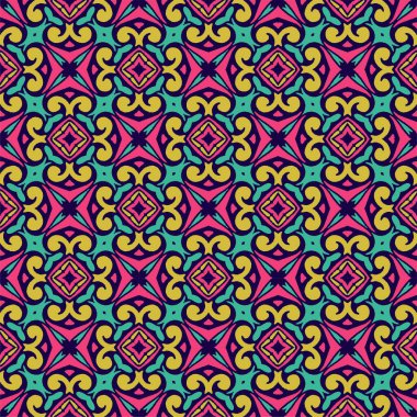 Kusursuz desenli süs. Lüks eski moda basılmaya hazır