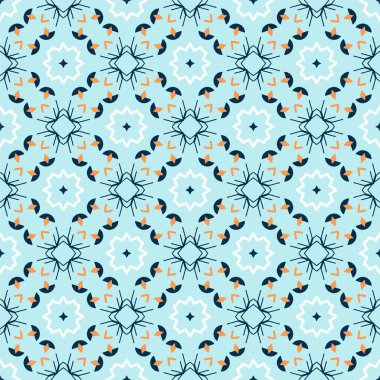 Kusursuz soyut şekil süsü. Desen modern tasarım yazdırmaya hazır