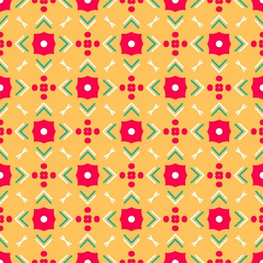 Modern kusursuz süs. Soyut kalıp şekil tasarımı yazdırmaya hazır