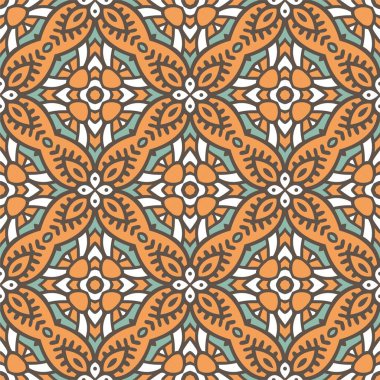 Lüks, dikişsiz süs. Soyut kalıp şekil tasarımı yazdırmaya hazır