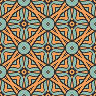 Lüks, dikişsiz süs. Soyut kalıp şekil tasarımı yazdırmaya hazır