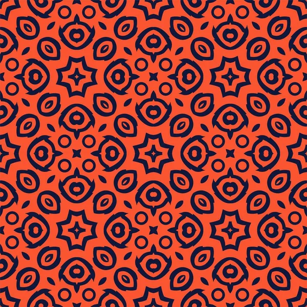 2色のシームレス抽象的な形状 シンプルな柄飾りの背景 — ストックベクタ