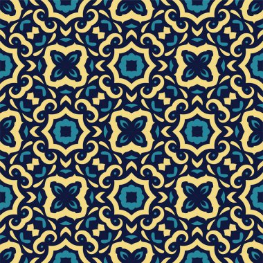 Üç renk kusursuz soyut şekil. Basit desen süsleme arkaplanı