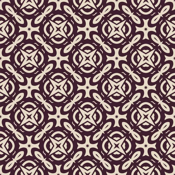 Zwei Farben Einfache Muster Ornament Hintergrund Nahtlose Abstrakte Form — Stockvektor