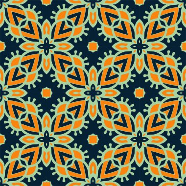 Lüks desenli süs arka planı. Basit, pürüzsüz şekil yazdırmaya hazır