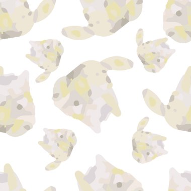 Beyaz tenli komik sevimli kediler.