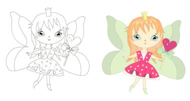 Beyaz prensesler izole edilmiş.