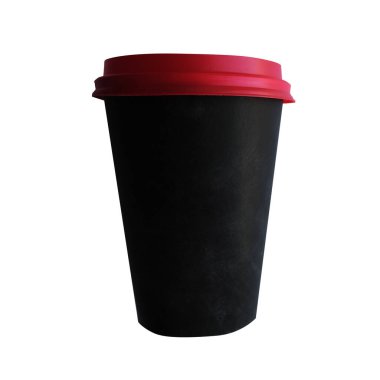 Kahve fincanı beyaz arka planda izole