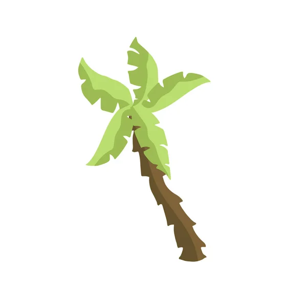 Palm Tree Icon Simple Illustration Tropical Plant Vector Logo Web — 图库矢量图片