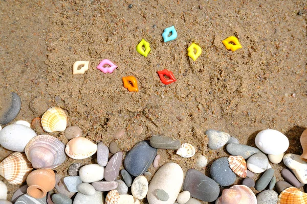 Colorful Pebbles Beach — Stock Photo, Image