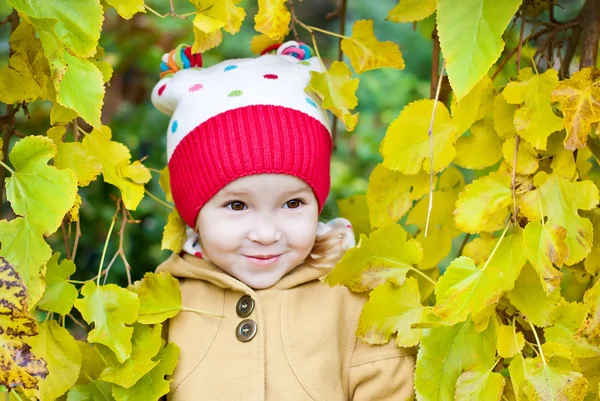 Retrato de una niña en el parque —  Fotos de Stock