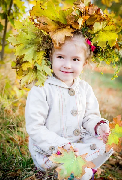 Portrait of a little girl — Stock Photo, Image