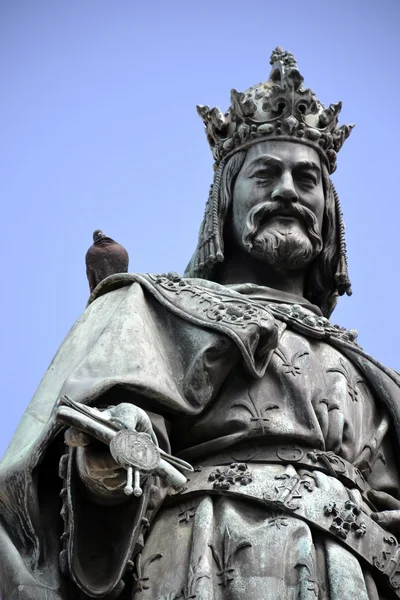Standbeeld van koning Charles — Stockfoto