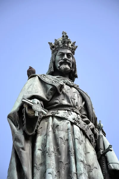 Estátua do Rei Carlos — Fotografia de Stock