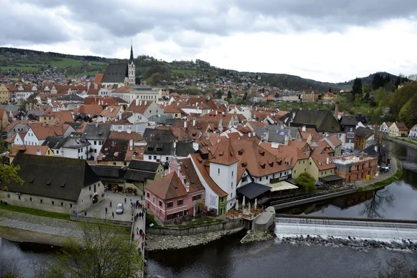 Építészet, Cesky Krumlov — Stock Fotó