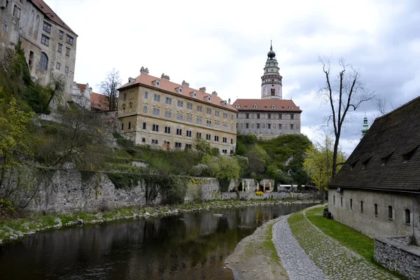 Építészet, Cesky Krumlov — Stock Fotó