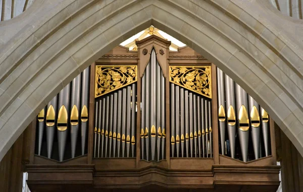 Interno dalla Cattedrale di Wells — Foto Stock