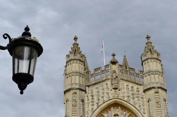 Fachada da catedral de Bath — Fotografia de Stock