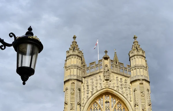 Fachada de la catedral de Bath — Foto de Stock