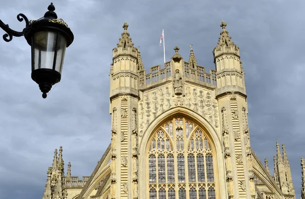 Fachada de la catedral de Bath — Foto de Stock