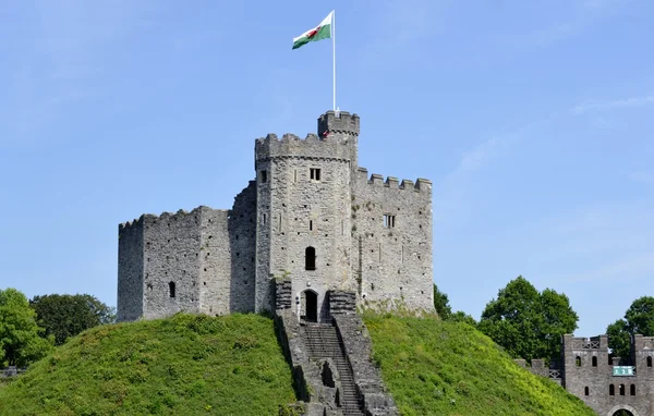 Cardiff castle Stockbild