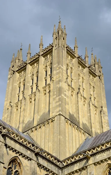 Arquitectura de la catedral de Wells — Foto de Stock