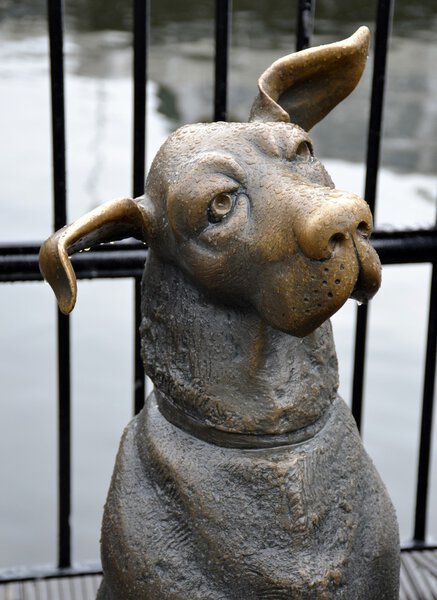 Sculpture from Cardiff bay