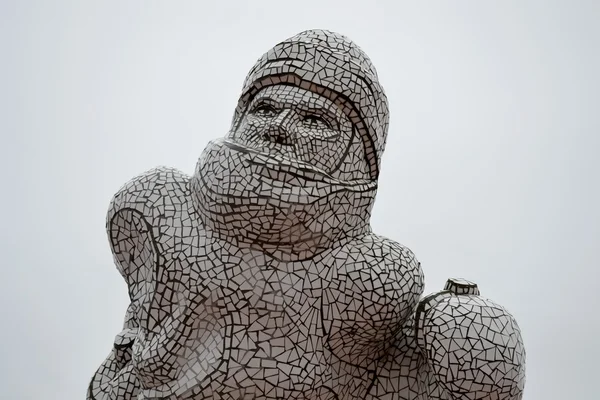 Skulptur från Cardiff bay Royaltyfria Stockbilder