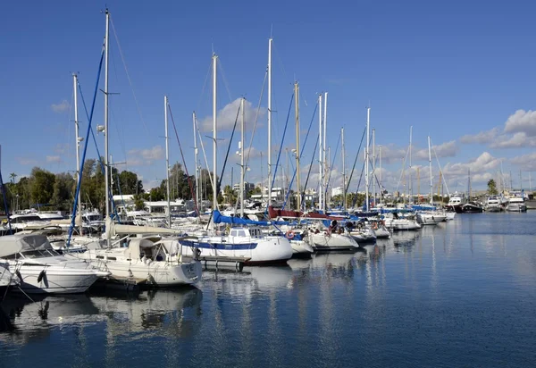 Boats from Larnaca marina — Stock Photo, Image