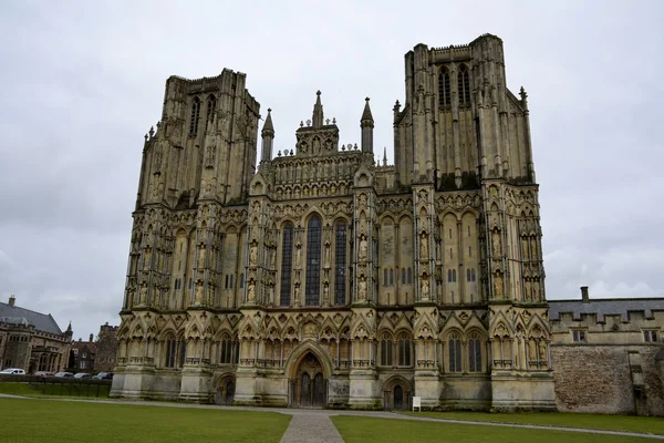 Arquitectura de la catedral de Wells — Foto de Stock