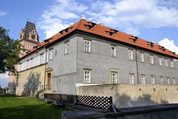 Venkovní architektura Brandýs nad Labem hrad — Stock fotografie