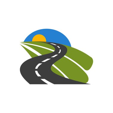 Vektör Siyah araba yol simgesi