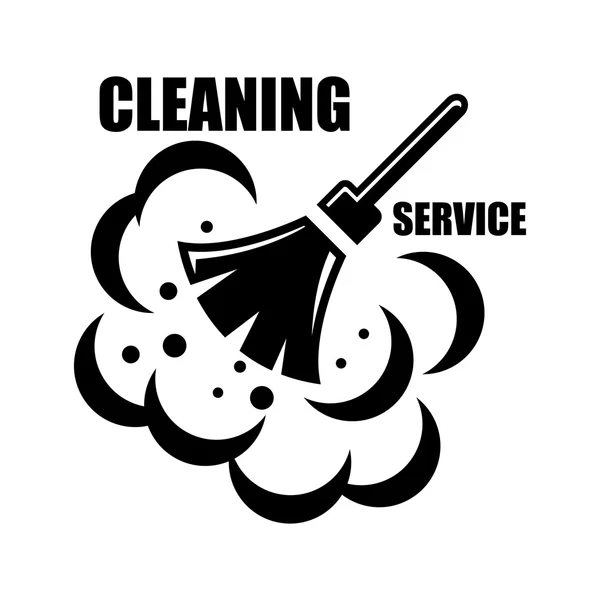 Vector icono de servicio de limpieza — Archivo Imágenes Vectoriales