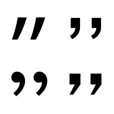 Vektör siyah tırnak Icons set