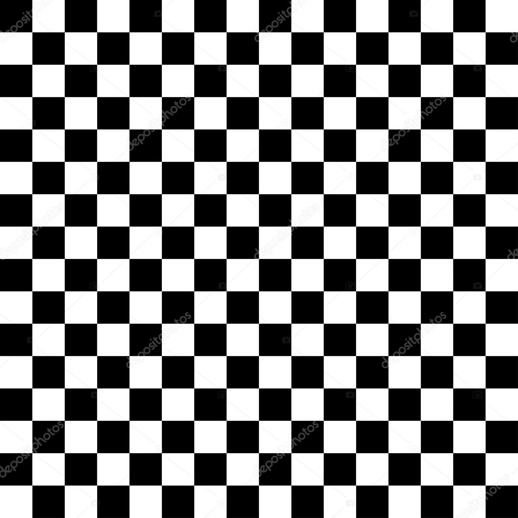 Vetor de fundo preto e branco abstrato quadrado de xadrez de xadrez.