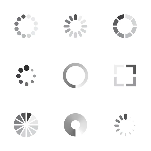 Vector icons set laden — Stockvector