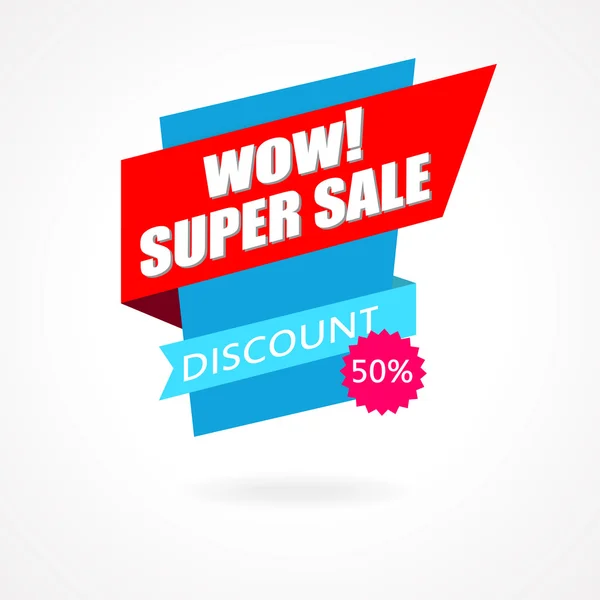 Super Weekend sprzedaż Specjalna oferta plakat, transparent tło. — Wektor stockowy