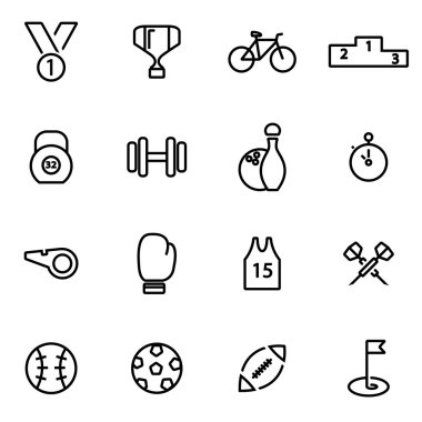 Vektör hat spor Icon set