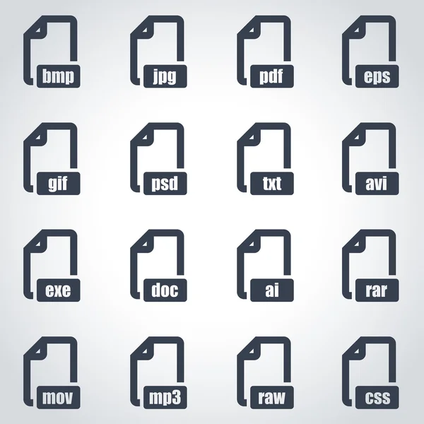 Vector PDF icon set — Stock Vector © skarin1 #93633808