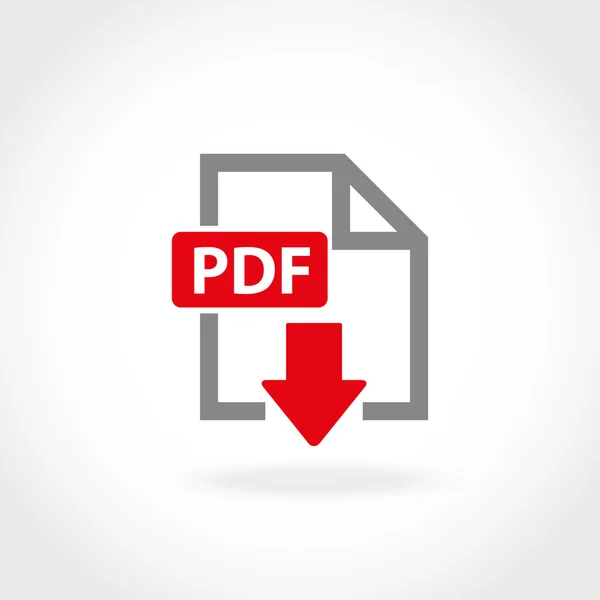 Vector PDF icon set — Stock Vector